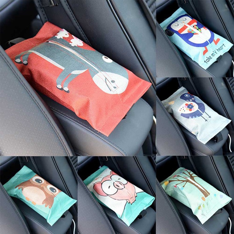 Tissue Box Cover Cartoon Cloth