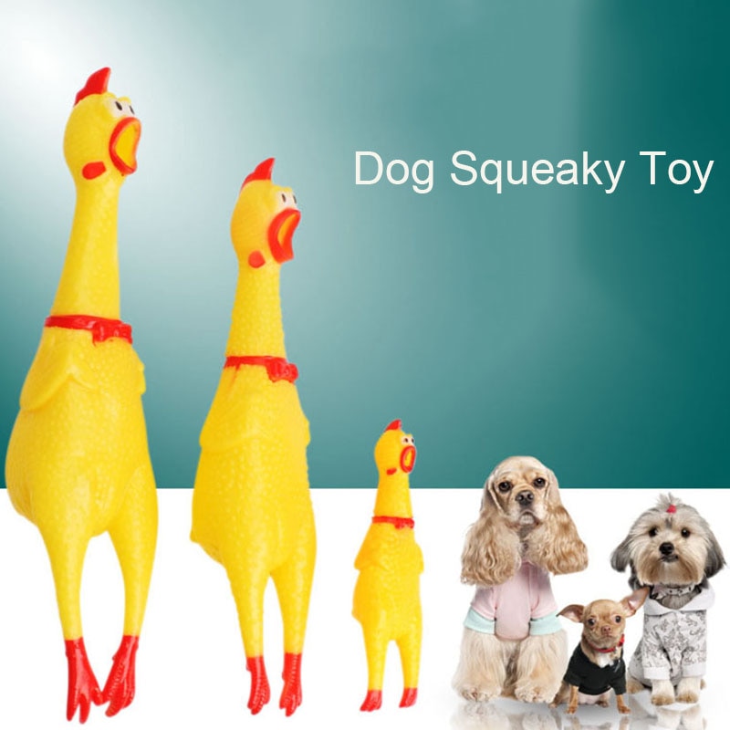 Dog Squeaky Toy Screaming Chicken