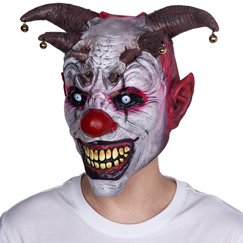 Scary Clown Mask Halloween Costume