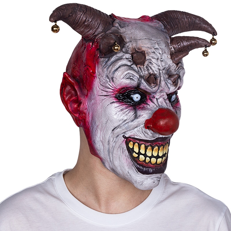 Scary Clown Mask Halloween Costume