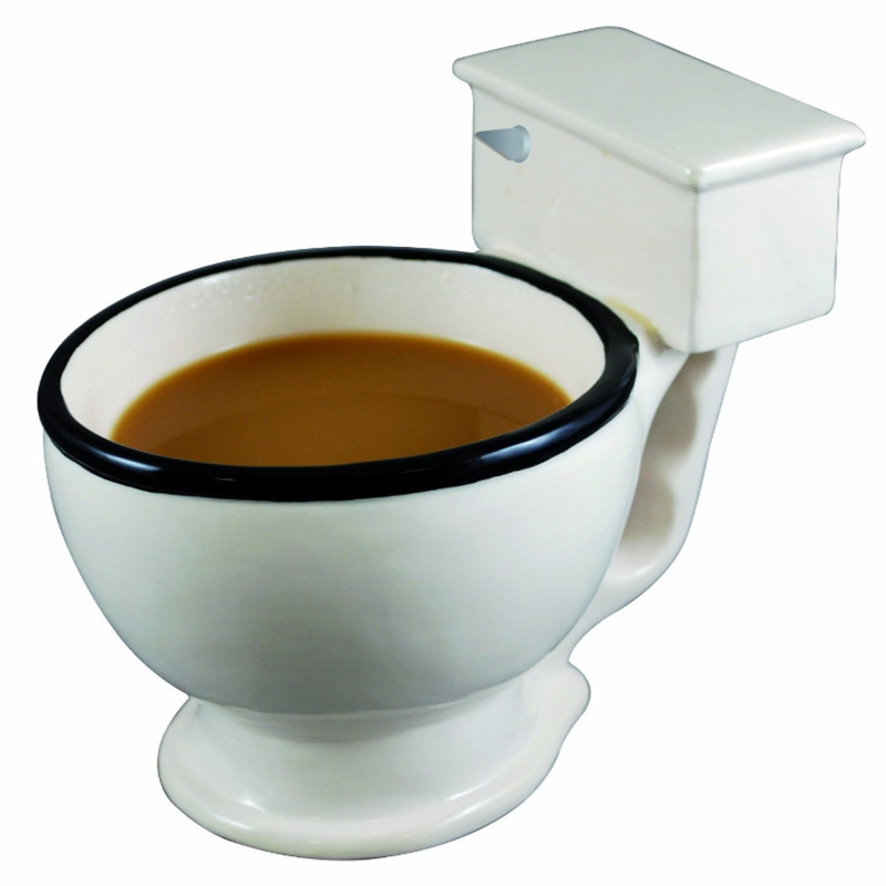 Ceramic Mug Novelty Toilet Cup