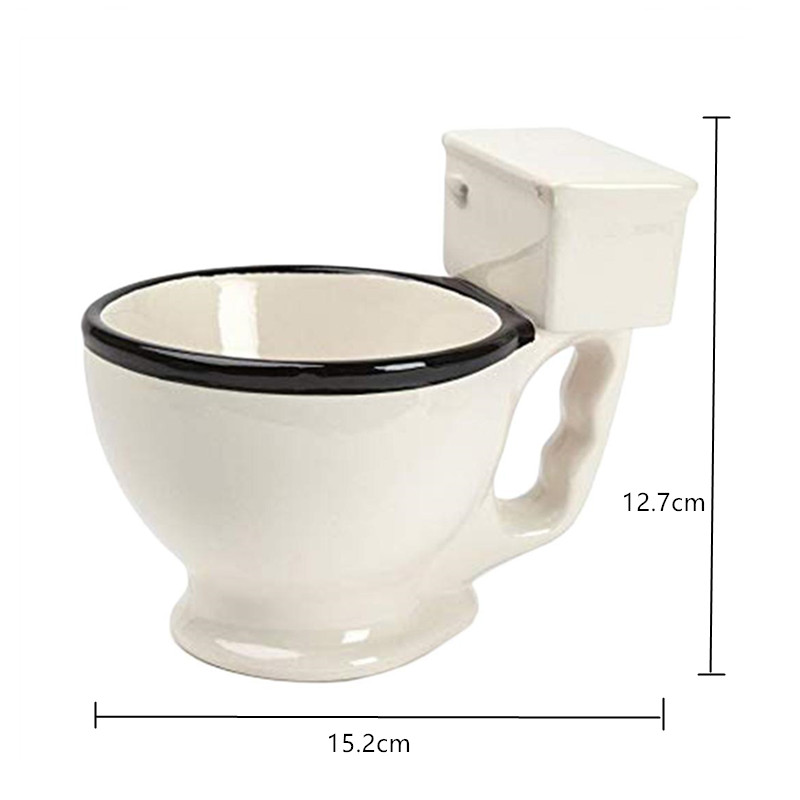 Ceramic Mug Novelty Toilet Cup