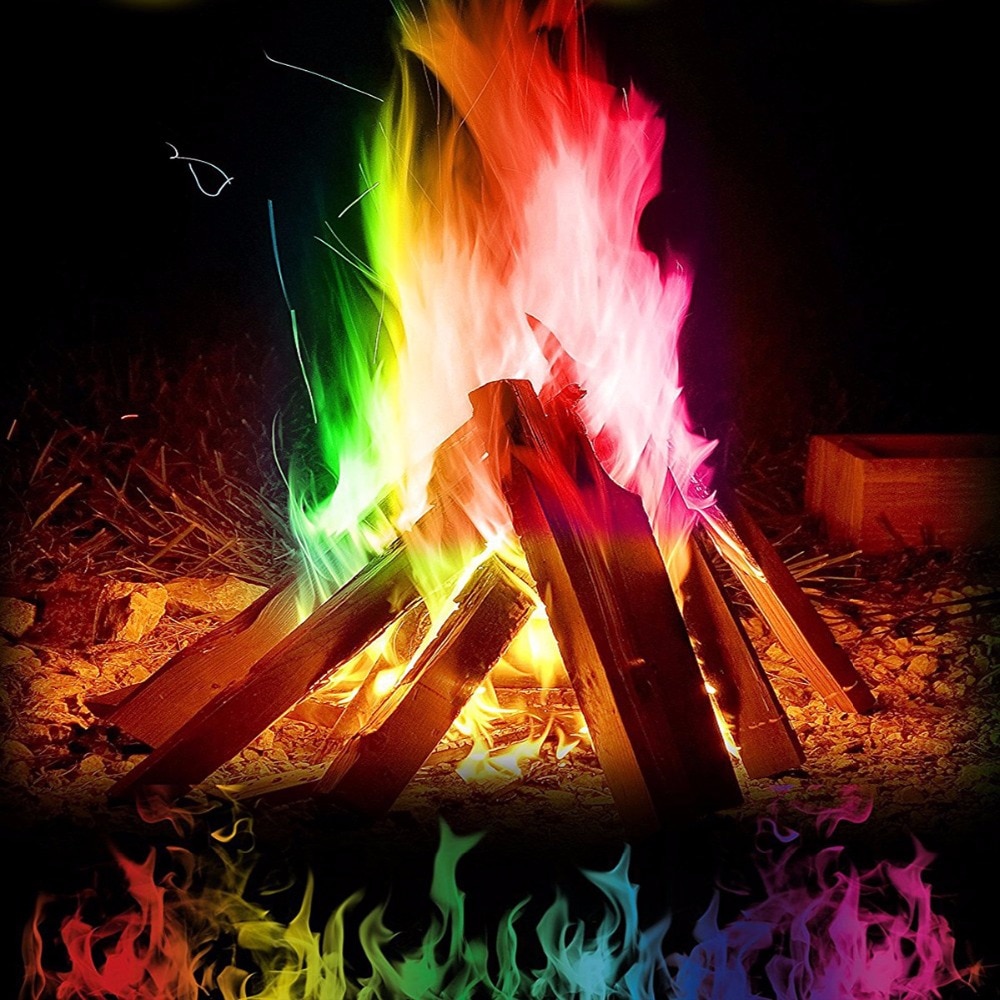 Mystical Fire Colorful Flames