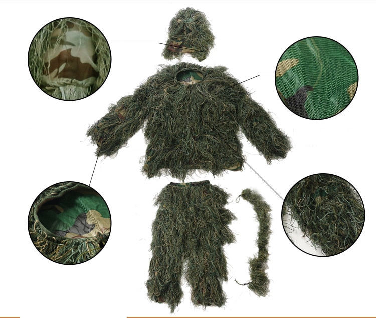 Ghillie Suit Camouflage Outdoor Clothing