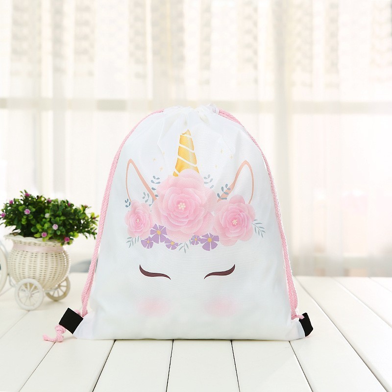 Round Beach Towel Unicorn Print