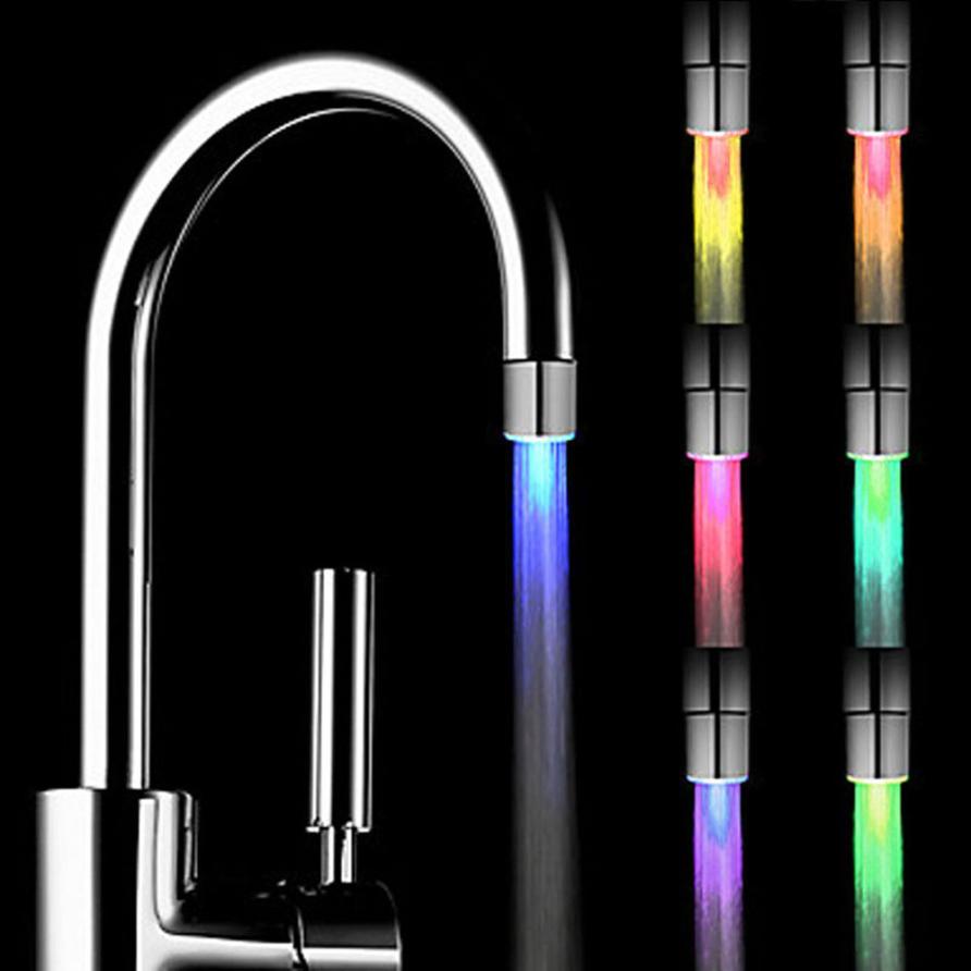 Kitchen Sink Faucets LED Light