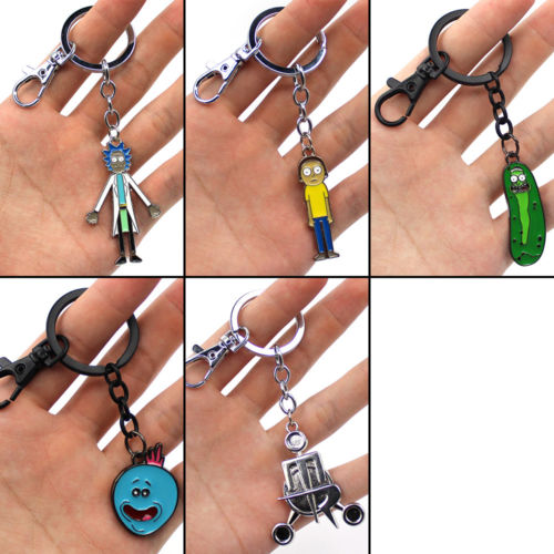 Rick and Morty Merchandise Keychain Collection