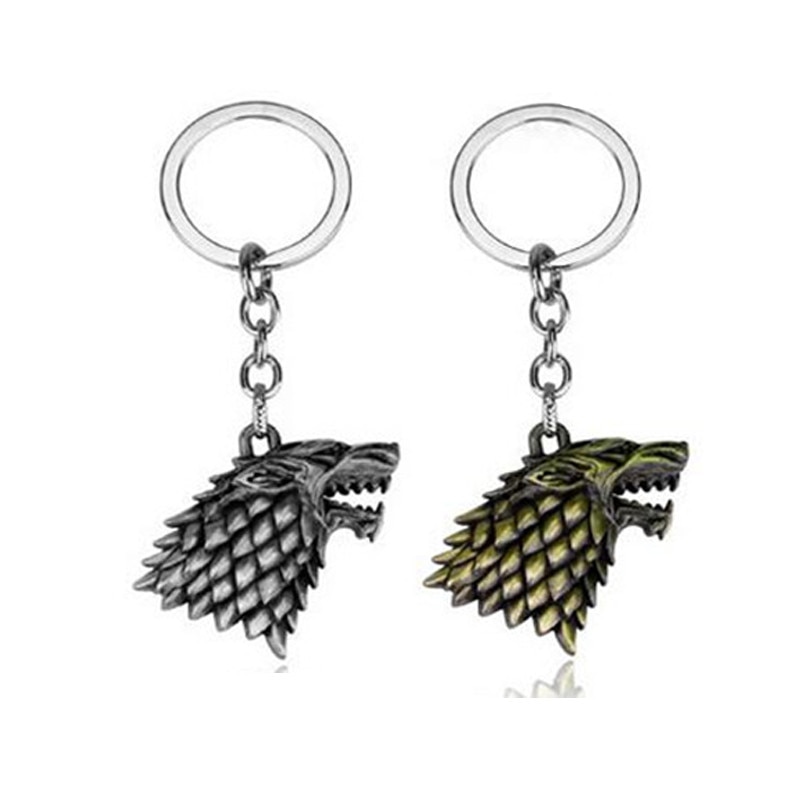 Keychain House Of Stark Wolf Head