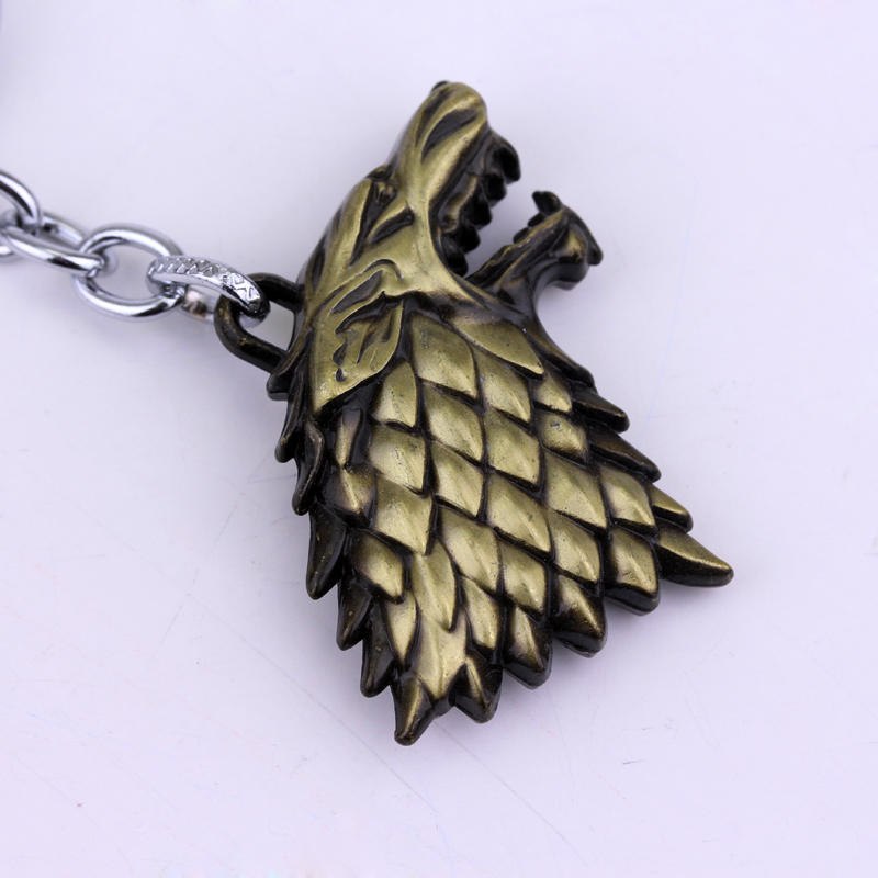 Keychain House Of Stark Wolf Head