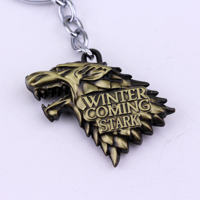 Keychain House Of Stark Wolf Head