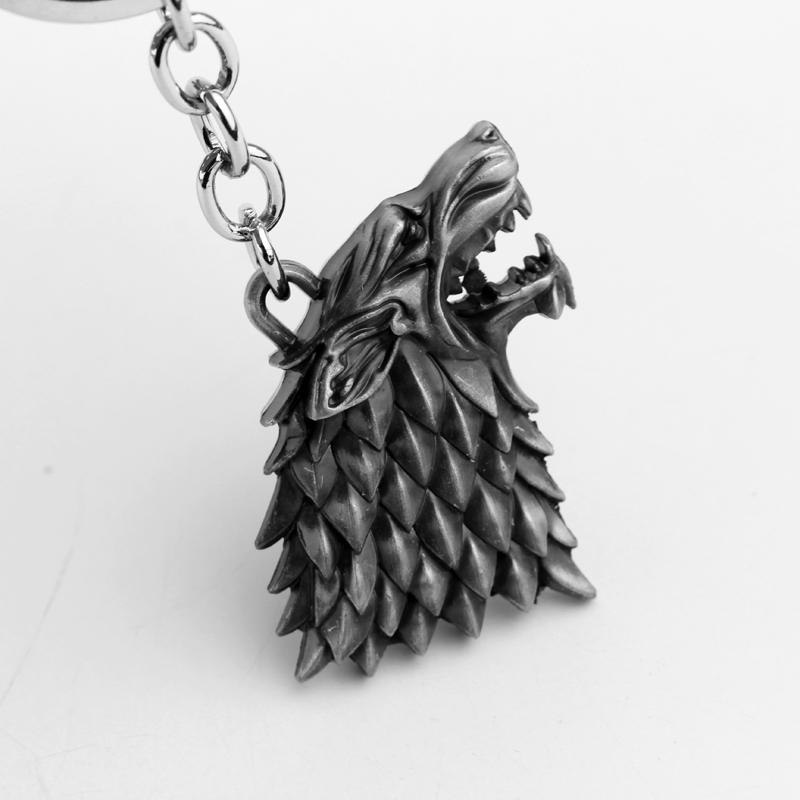 Keychain House Of Stark Wolf Head