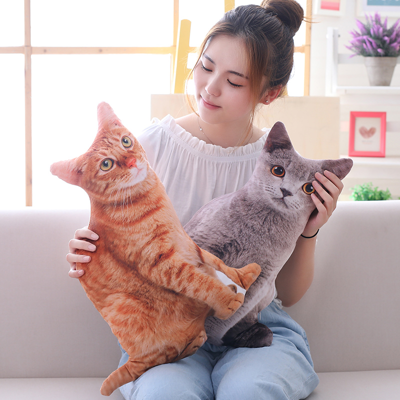 Cat Stuffed Animals Plush Toy Pillow