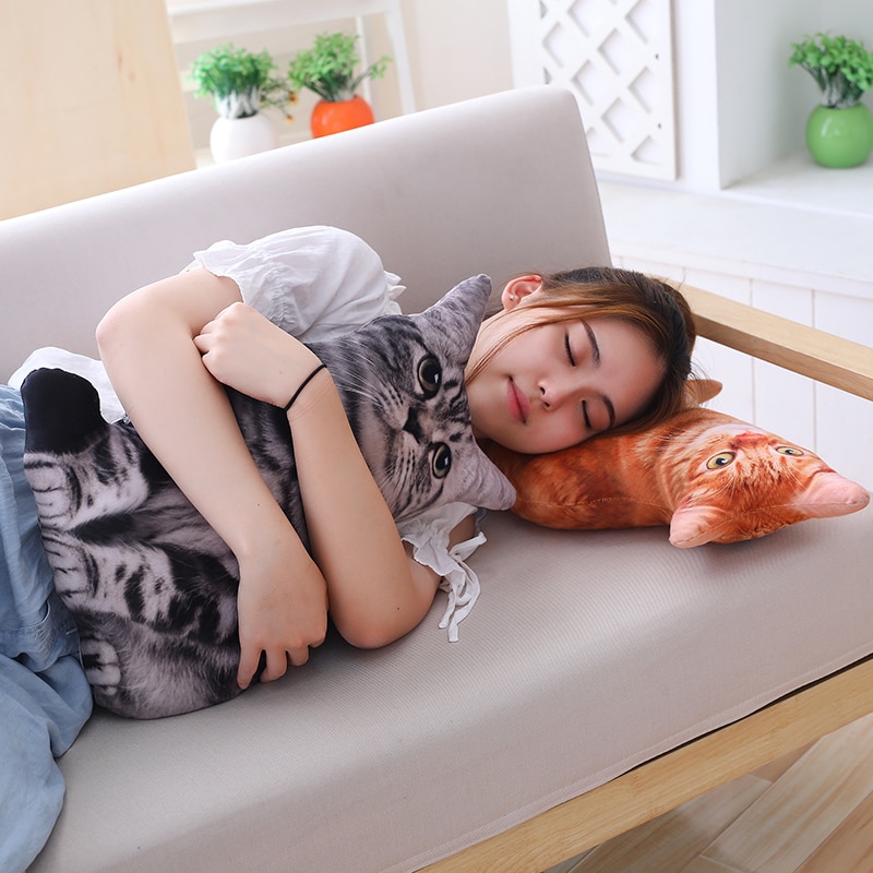 Cat Stuffed Animals Plush Toy Pillow