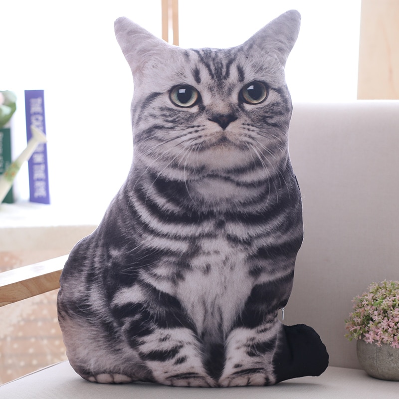 Cat Stuffed Animals Plush Toy Pillow