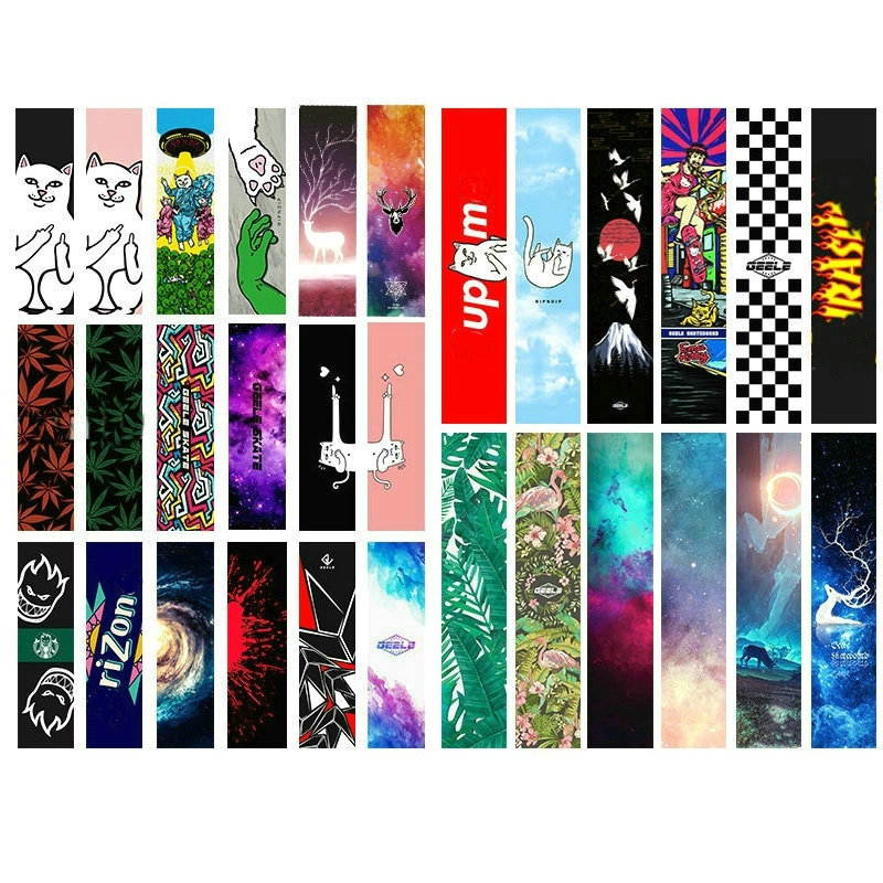 Grip Tape Skateboard Graphic Stickers