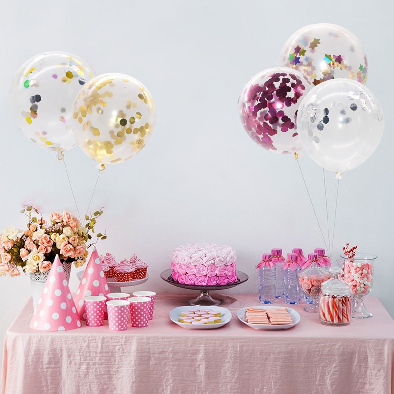 Party Balloons Confetti-Filled Floaters