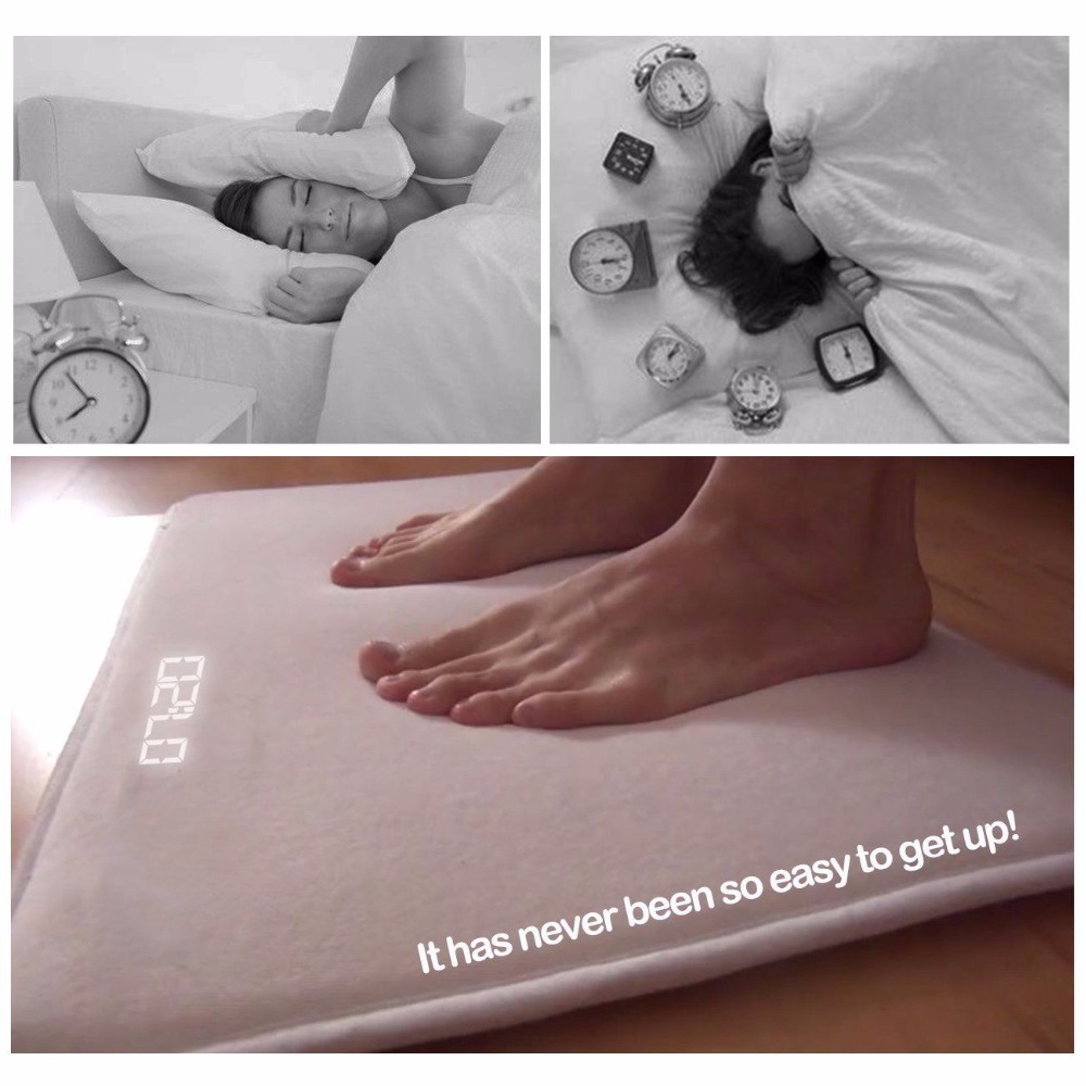 Pressure-Sensitive Alarm Clock Mat