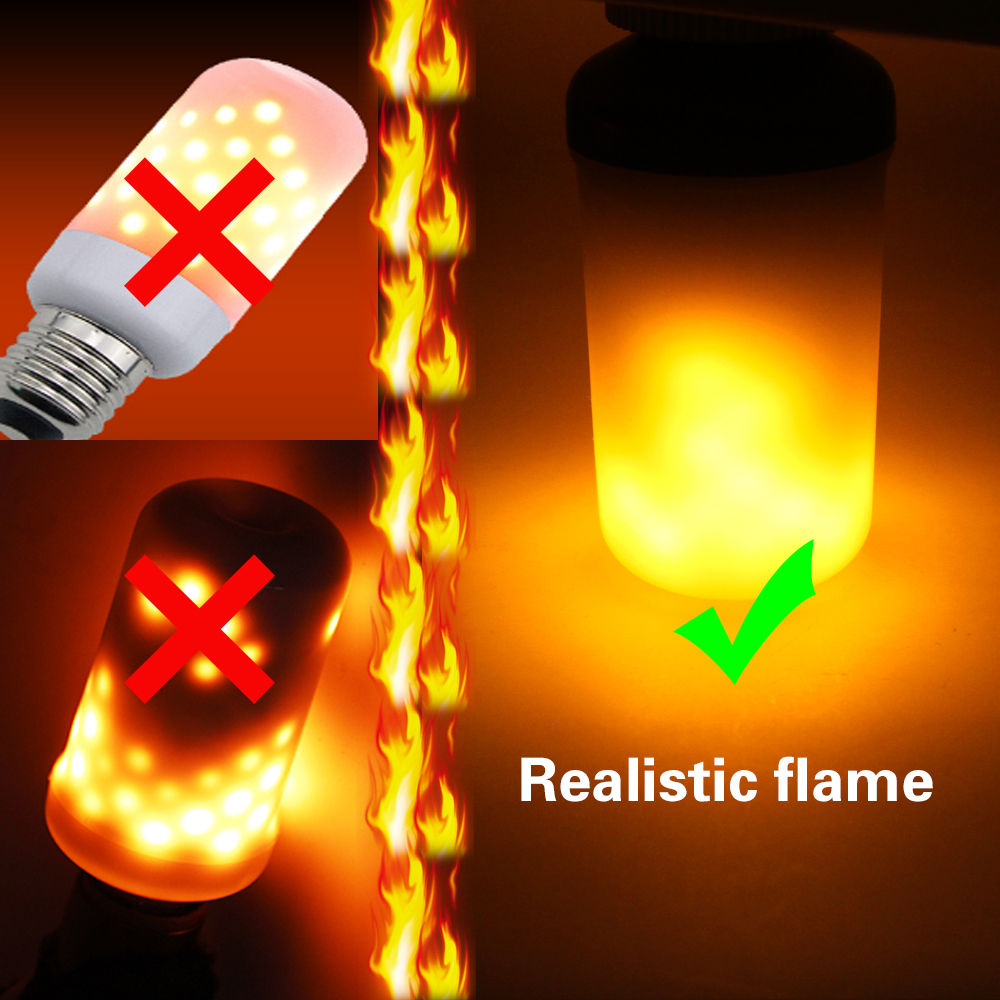 Creative LED Flame Bulb Lights