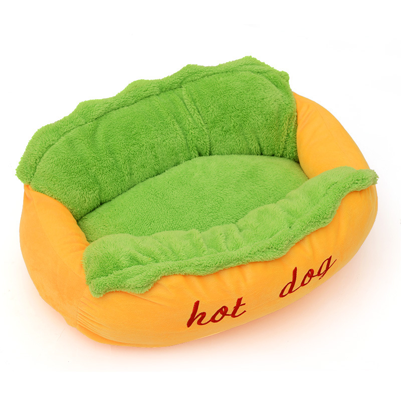 ‘Hot Dog’ Cushion Pet Bed