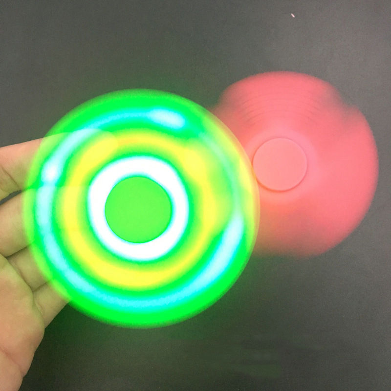 LED Hand Spinner Fidget Toy Bluetooth Speaker