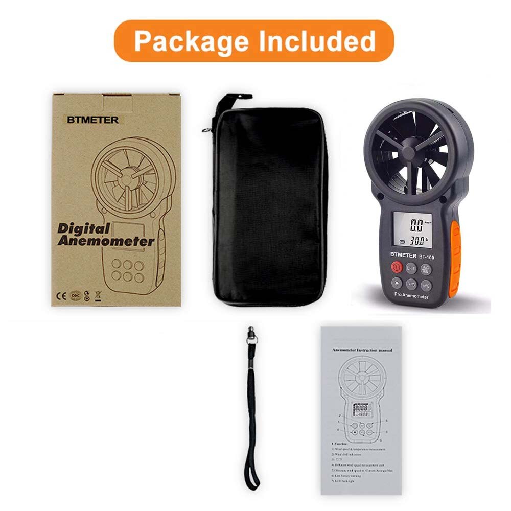 Anemometer Handheld Wind Speed Meter