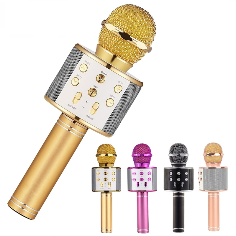 Wireless Karaoke Microphone Bluetooth Connect