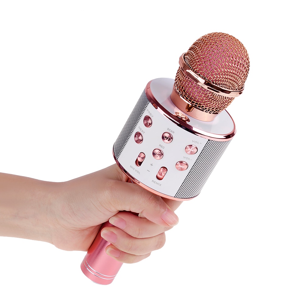 Wireless Karaoke Microphone Bluetooth Connect