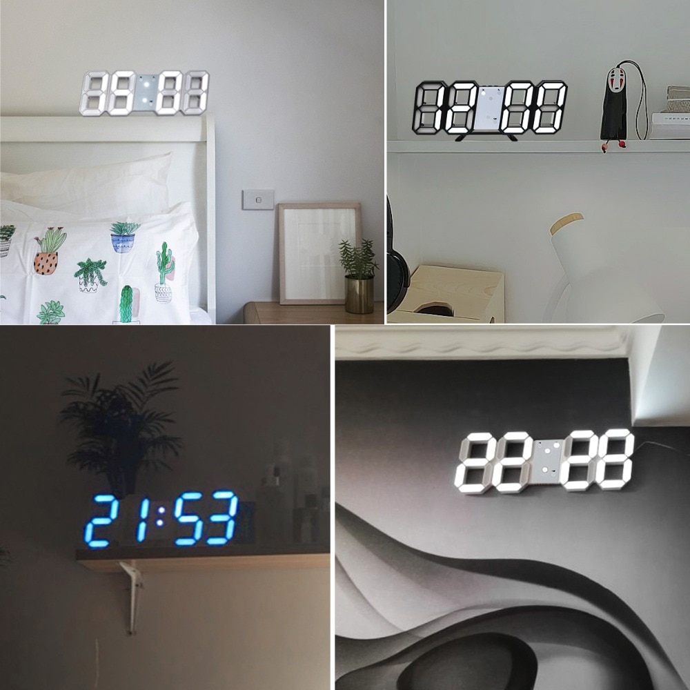 LED Digital Wall Clock Smart Display