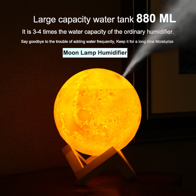 Humidifier Moon Lamp