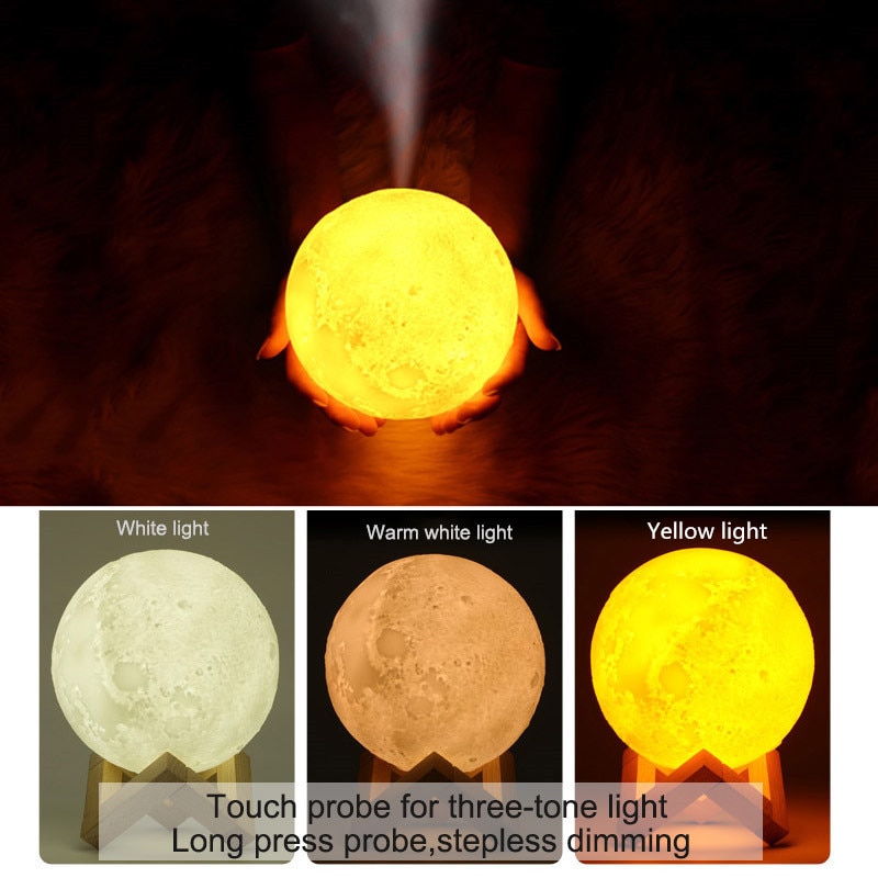 Humidifier Moon Lamp