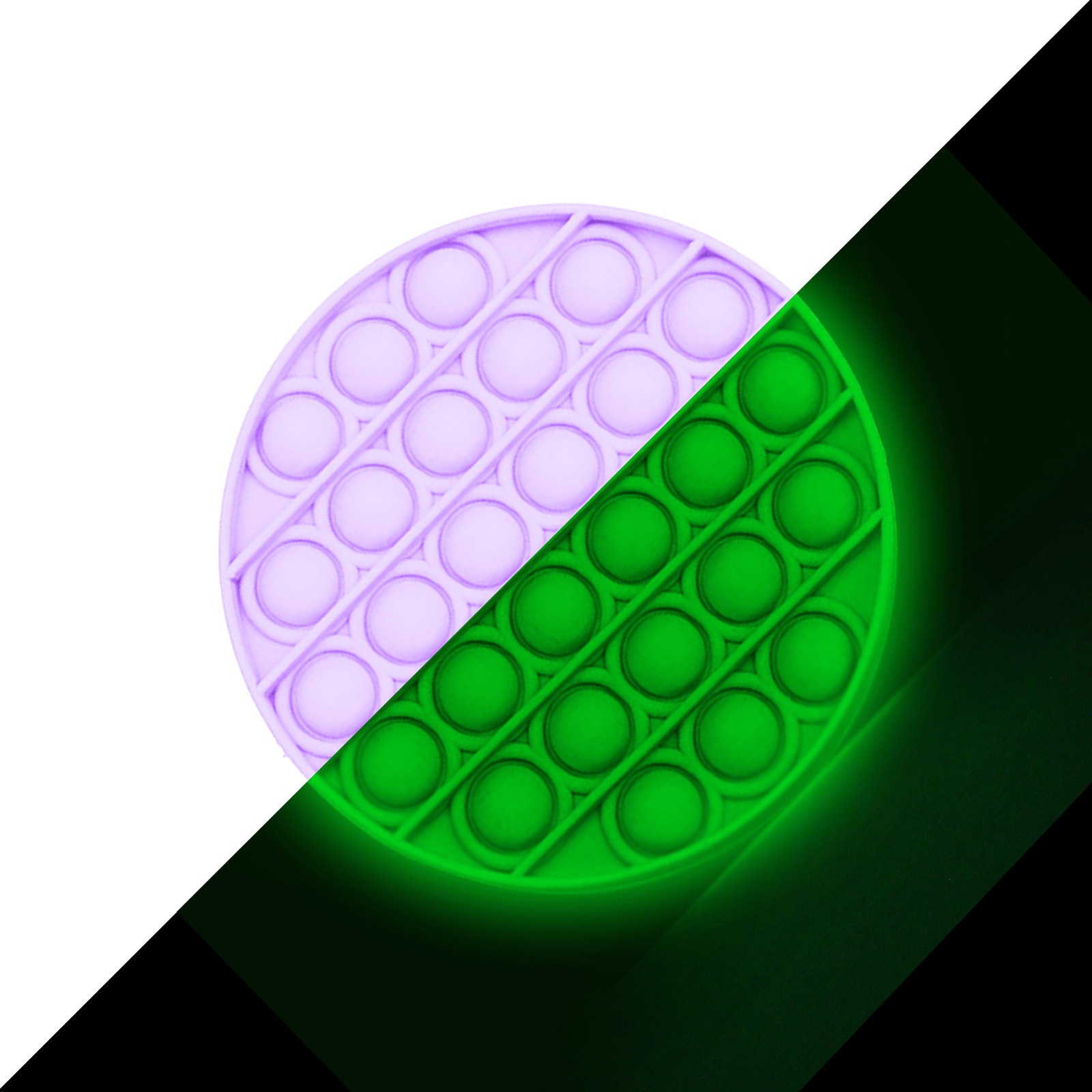 Glow in the Dark Bubble Wrap Fidget Toy