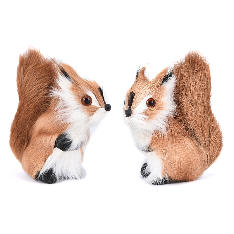 Simulation Fake Squirrel Plush Decor