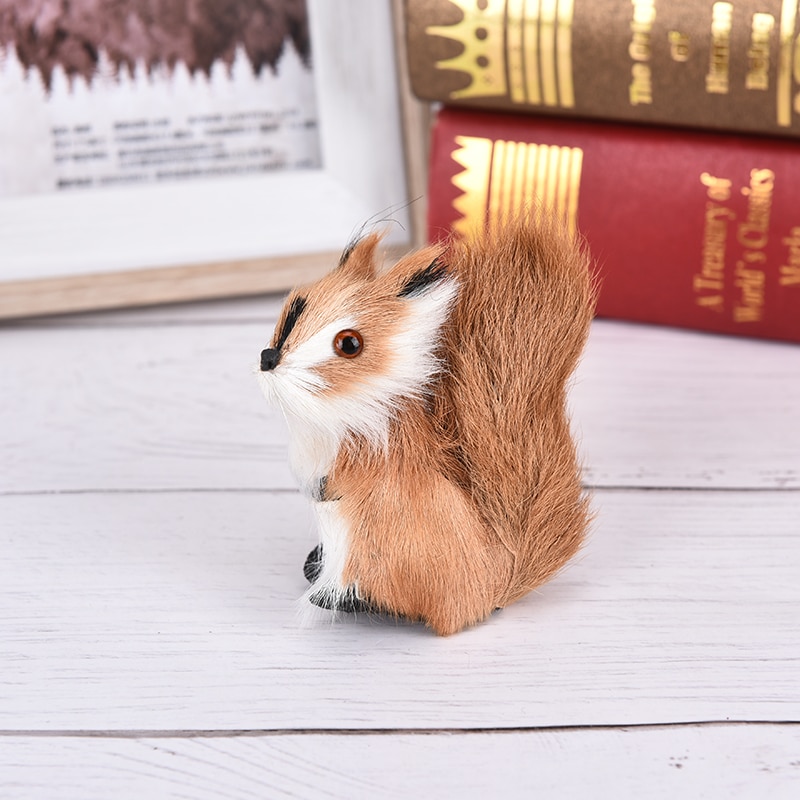 Simulation Fake Squirrel Plush Decor