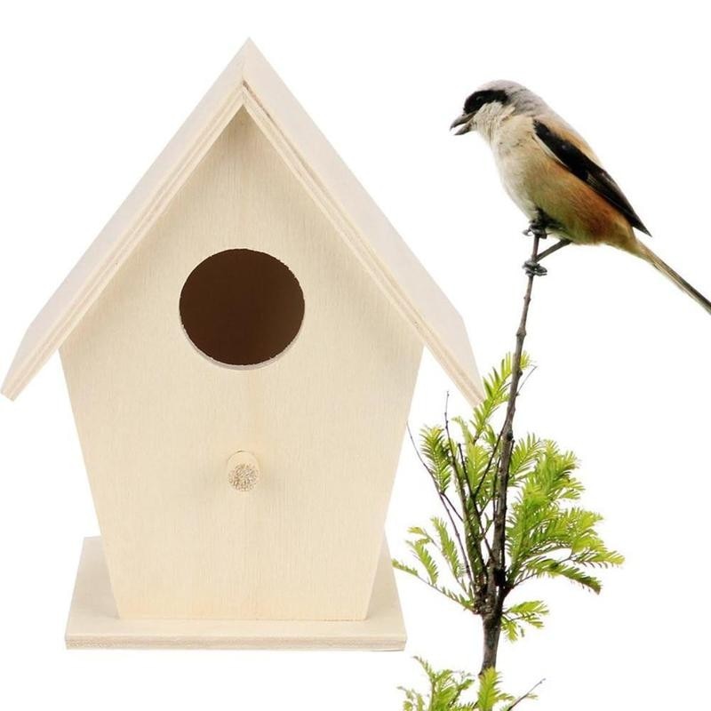 Hanging Wooden Nesting Bird House