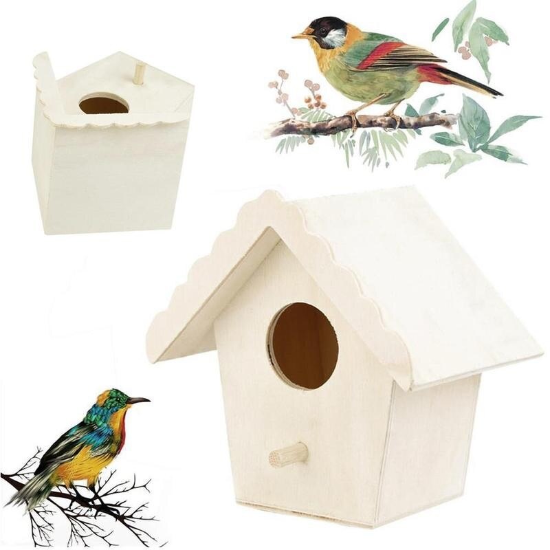 Hanging Wooden Nesting Bird House