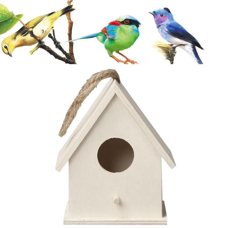 Hanging Wooden Nesting Bird House