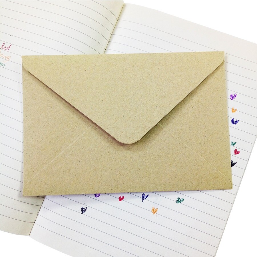 Kraft Paper Envelopes Invitation Wrappers (50pcs)