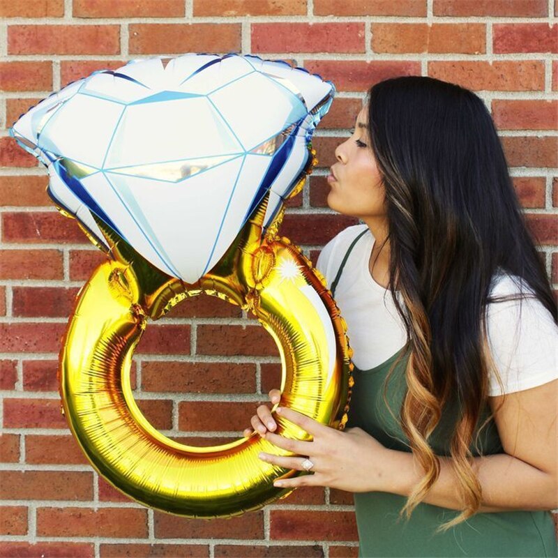 Engagement Ring Balloon Foil Balloon