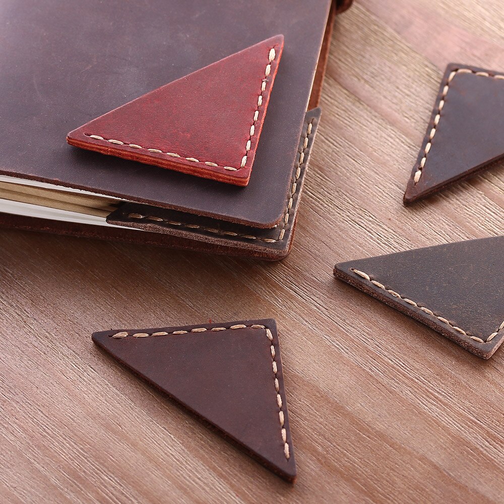 Corner Bookmark Leather Page Mark (2 pcs)