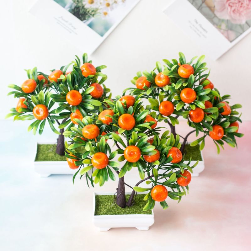 Artificial Potted Plant Mini Orange Tree