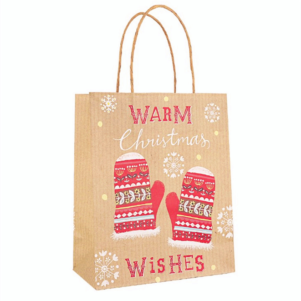 Christmas Gift Bags Kraft Paper