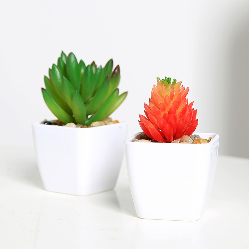 Fake Succulents Potted Artificial Plant