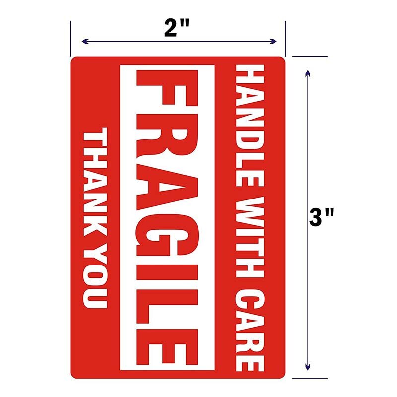 Fragile Stickers Warning Labels (500pcs)