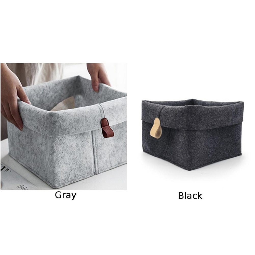 Felt Storage Box Organizing Basket