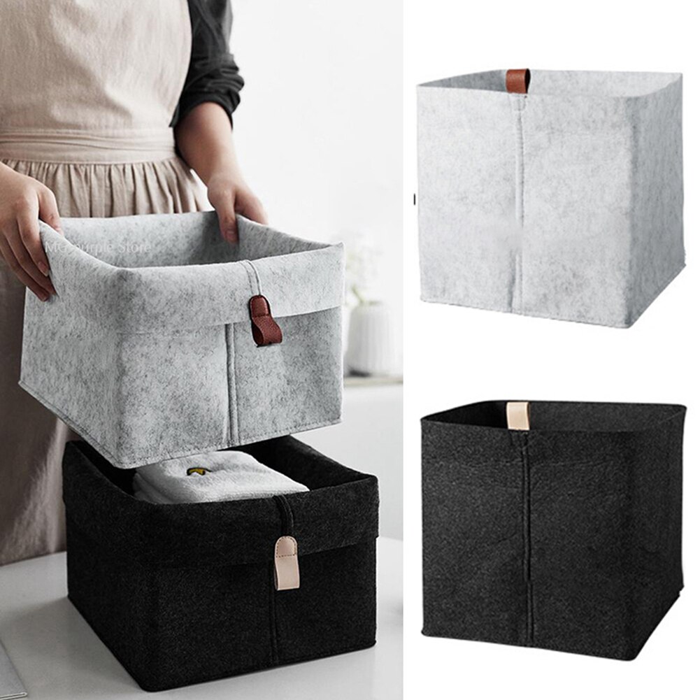 Felt Storage Box Organizing Basket