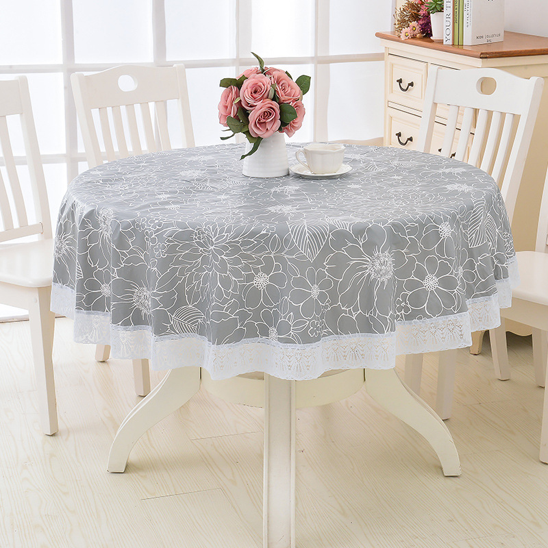 Round Tablecloth Waterproof Cover