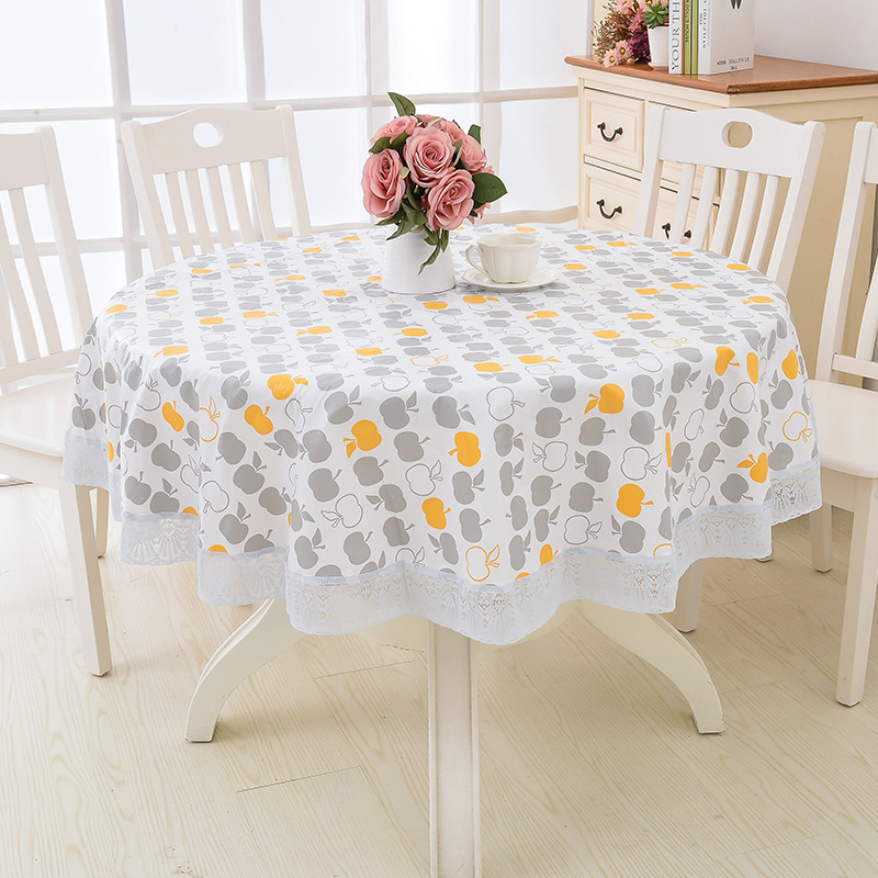 Round Tablecloth Waterproof Cover