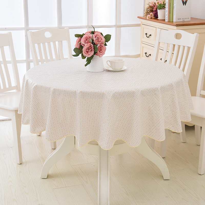 Round Tablecloth Waterproof Cover