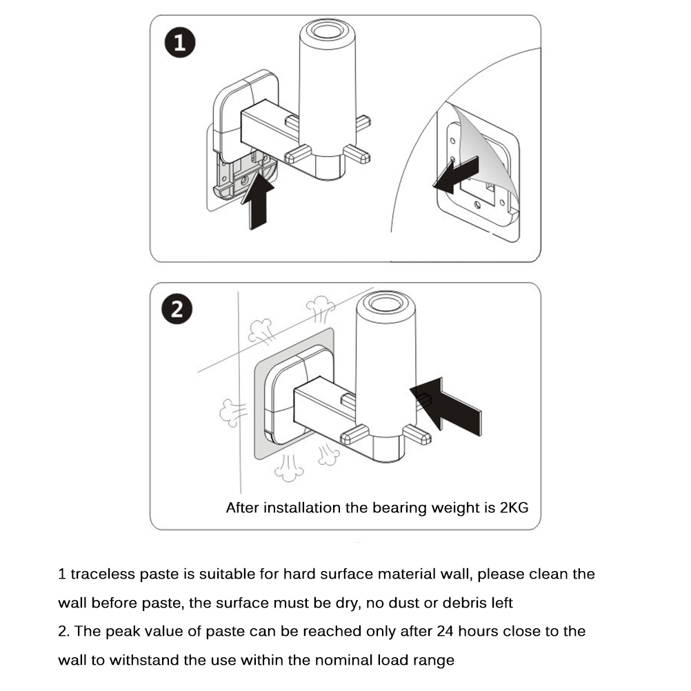 Wall Paper Towel Holder Vertical Design