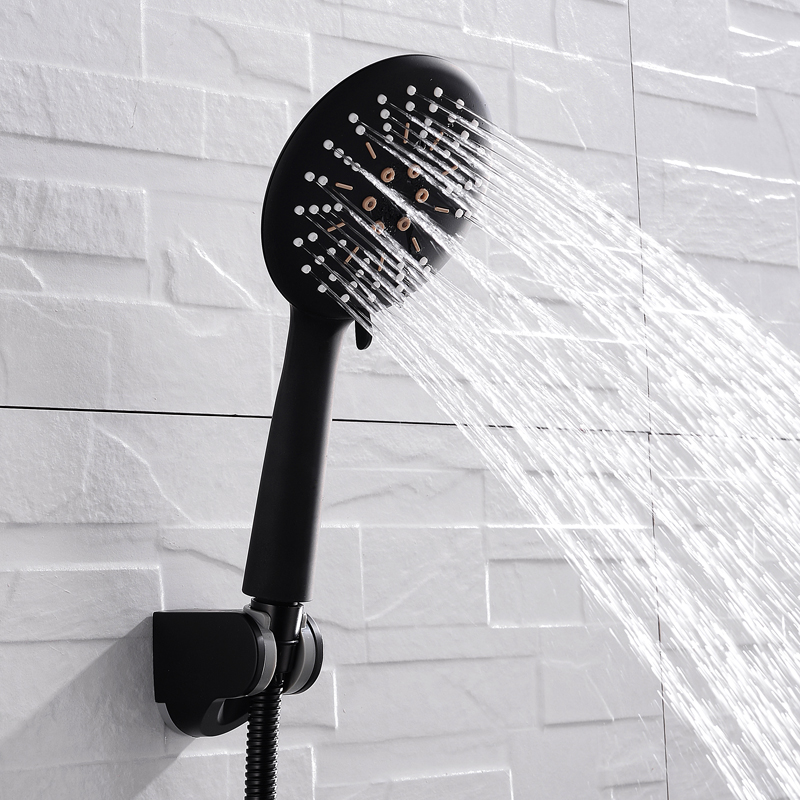 Black Shower Head 3 Functions